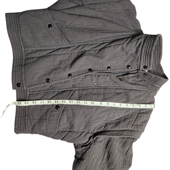 Isabel Marant Etoile Boston Cotton-Blend Bomber Jacket Size: 34 - Picture 5 of 8